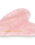 Summer Salt Body Crystal Gua Sha Rose Quartz