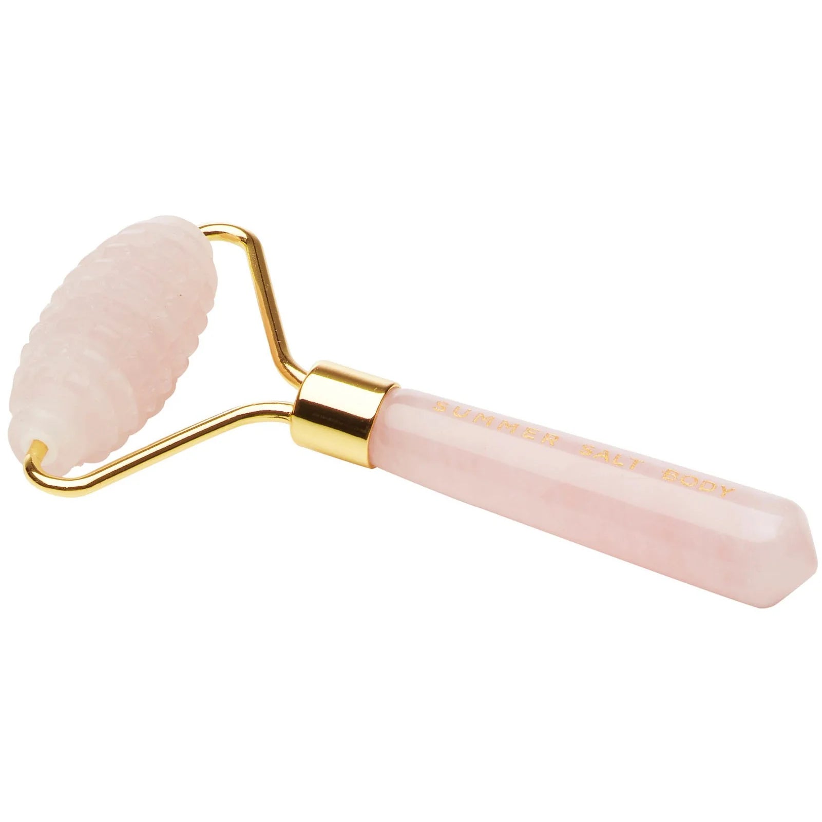 Summer Salt Body Spiky Crystal Facial Roller Rose Quartz